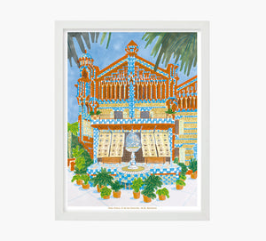 Fachada Casa Vicens Art Print