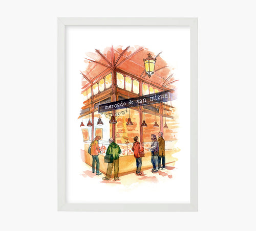 Mercado de San Miguel, Madrid Art Print