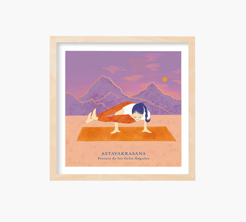 Yoga Astavakrasana Art Print