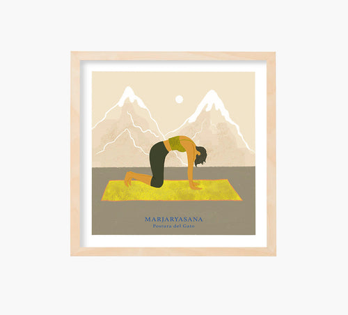 Yoga Marjaryasana Art Print