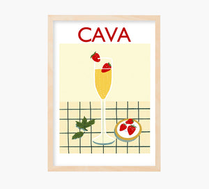 Cava Art Print