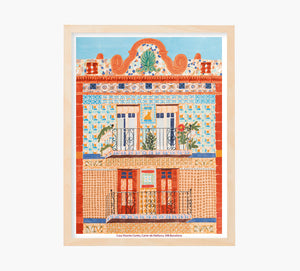 Fachada Casa Vicente Cortés Art Print