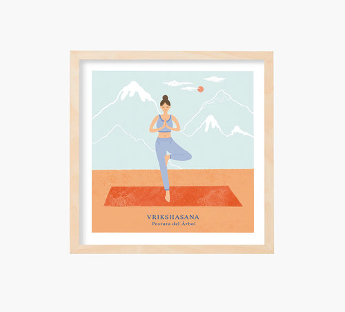 Yoga Vrikshasana Art Print