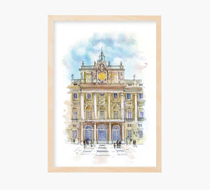 Palacio Real de Madrid Art Print