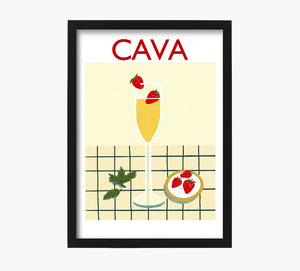 Cava Art Print