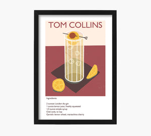 Tom Collins Art Print