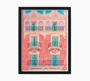 Fachada Aribau 061b Art Print