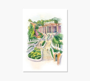 Parc Güell Escalera Art Print