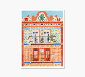 Fachada Casa Vicente Cortés Art Print