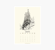 Cargar imagen en el visor de la galería, CALENDARIO MONOCROMO 2025