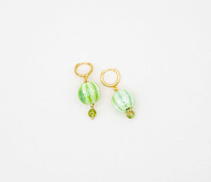 PENDIENTES CALABAZA VERDE