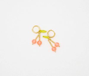 PENDIENTES CEREZA SALMON