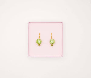 PENDIENTES CALABAZA VERDE