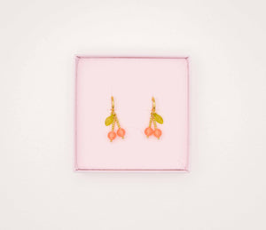 PENDIENTES CEREZA SALMON