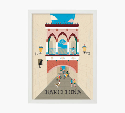 Pont del Bisbe Art Print