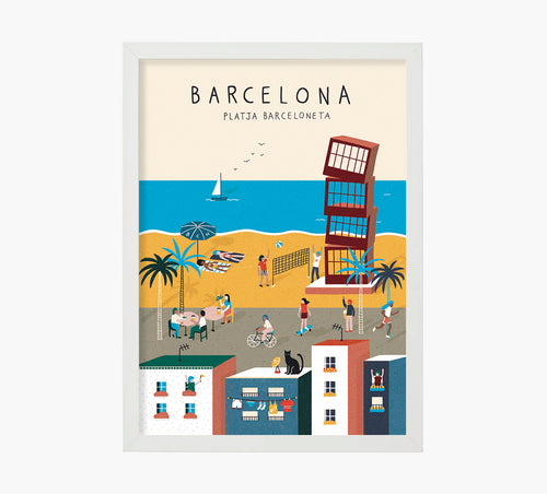 Barceloneta Art Print